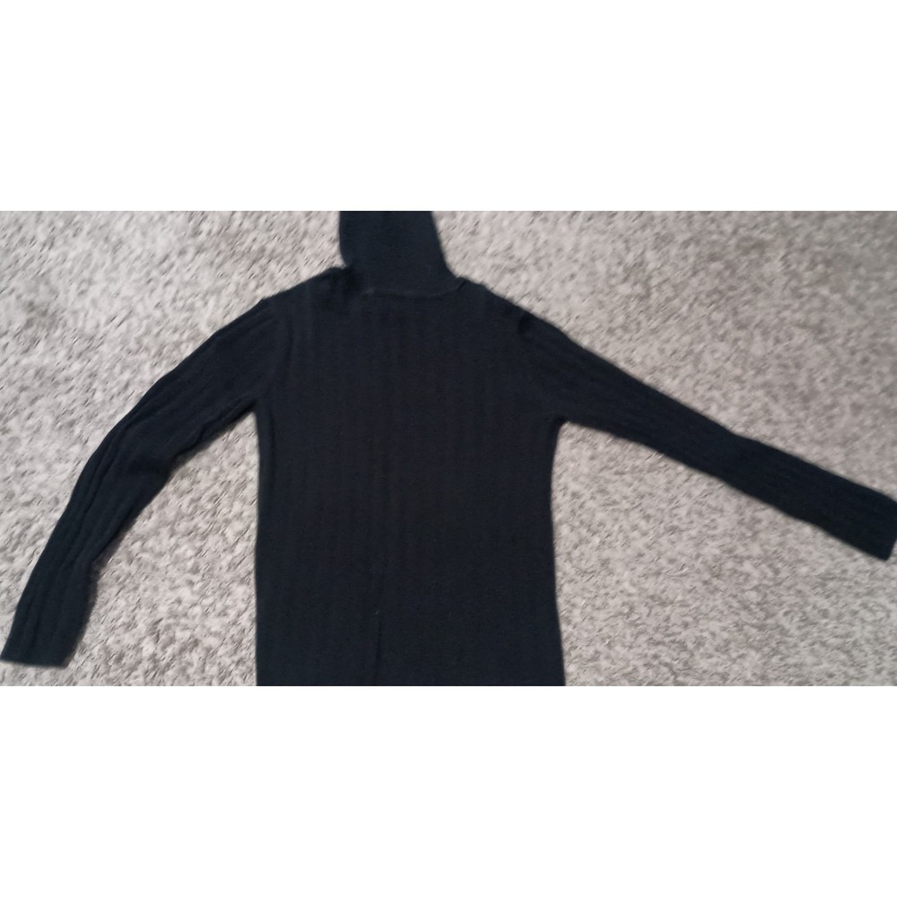 Women's Talbots Turtleneck Sweater Size Small Color Black Long Sleeve Winter...